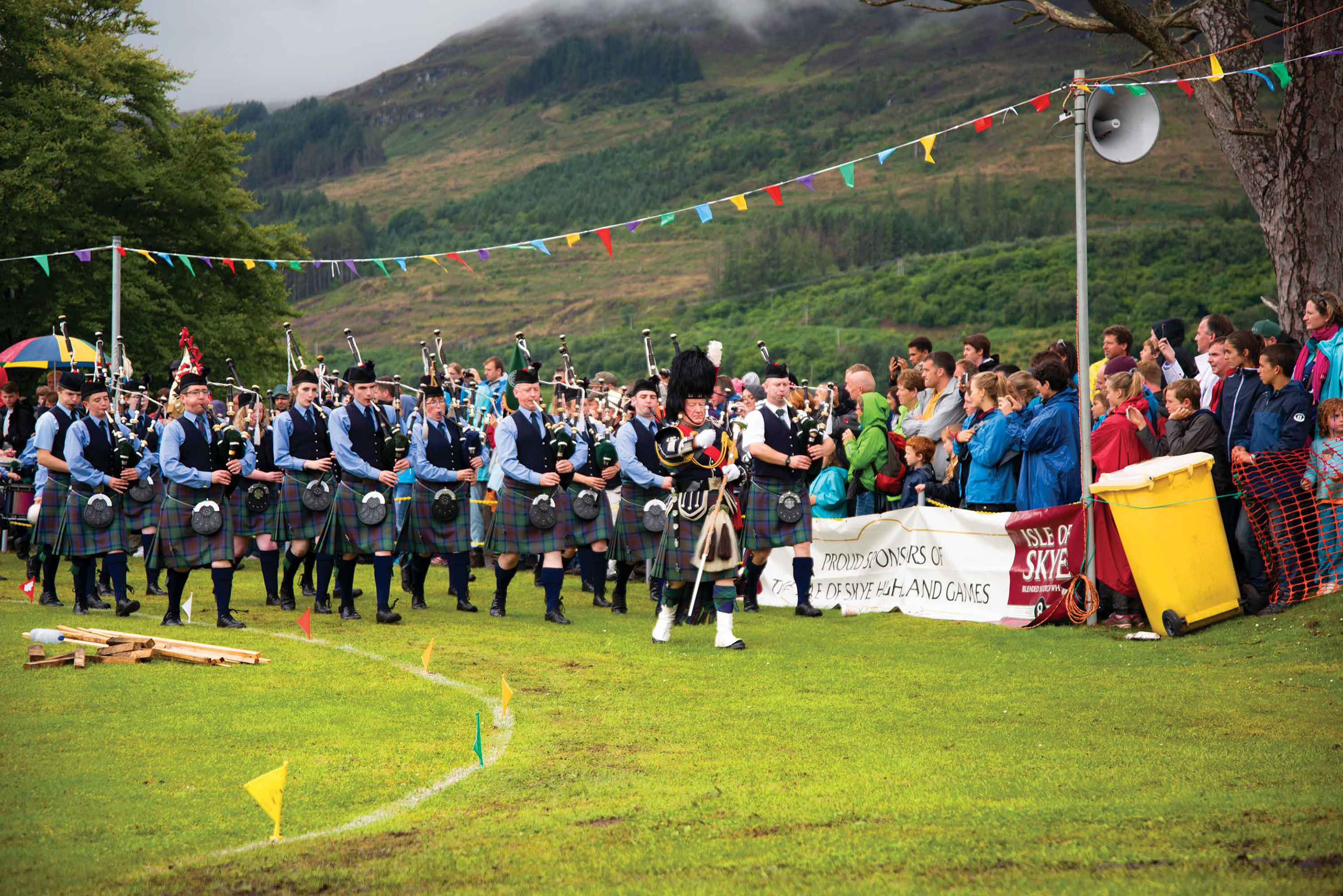 Scottish Pipe music will be provided during your Isle of Skye minius tour